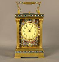 Champleve Repeating Carriage Clock - With original case (4 of 6) Champleve Repeating Carriage Clock - With original case (4 of 6)