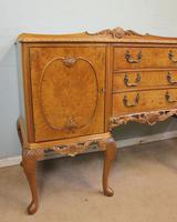 Burr Walnut Queen Anne Style Shaped Sideboard (8 of 13) Burr Walnut Queen Anne Style Shaped Sideboard (8 of 13)