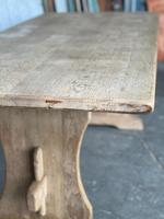 French Bleached Oak Trestle End Farmhouse Dining Table (14 of 19) French Bleached Oak Trestle End Farmhouse Dining Table (14 of 19)