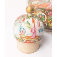 19th Century Cantonese Femille Rose Large Tea Pot (12 of 12) 19th Century Cantonese Femille Rose Large Tea Pot (12 of 12)