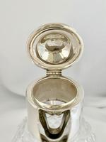 Sterling Silver Mounted Claret Jug. Sheff 1920 (10 of 10) Sterling Silver Mounted Claret Jug. Sheff 1920 (10 of 10)