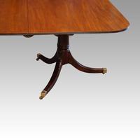 George V Mahogany Twin Pillar Dining Table (6 of 9) George V Mahogany Twin Pillar Dining Table (6 of 9)