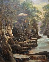 Small Original 19th Century Victorian Woodland River Landscape Oil Painting (5 of 12) Small Original 19th Century Victorian Woodland River Landscape Oil Painting (5 of 12)