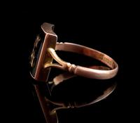Antique Victorian mourning ring, 9ct Rose gold, Letter E (4 of 11) Antique Victorian mourning ring, 9ct Rose gold, Letter E (4 of 11)