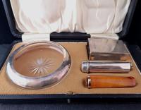Antique cigar smokers set, silver, Amber and gold (7 of 11) Antique cigar smokers set, silver, Amber and gold (7 of 11)