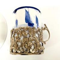 Royal Crown Derby Coffee Cup & Saucer in Silver Holder (7 of 8) Royal Crown Derby Coffee Cup & Saucer in Silver Holder (7 of 8)
