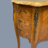 Pair of Marquetry & Marble Top Side Tables (2 of 8) Pair of Marquetry & Marble Top Side Tables (2 of 8)