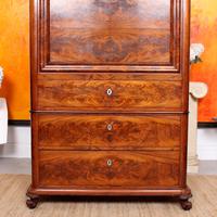 Biedermeier Secretaire Bureau Danish 19th Century Flame Mahogany (18 of 19) Biedermeier Secretaire Bureau Danish 19th Century Flame Mahogany (18 of 19)