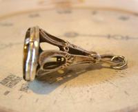 Vintage Silver & Tigers Eye Pocket Watch Chain Fob 1970s Art Nouveau Revival (2 of 9) Vintage Silver & Tigers Eye Pocket Watch Chain Fob 1970s Art Nouveau Revival (2 of 9)