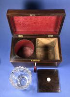 Victorian Single Lidded Rosewood Tea Caddy (3 of 13) Victorian Single Lidded Rosewood Tea Caddy (3 of 13)