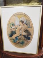 Exclusive Russian Symbolism Painting from Private Collection. #2 Leda with a Swan (2 of 6) Exclusive Russian Symbolism Painting from Private Collection. #2 Leda with a Swan (2 of 6)