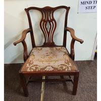 18th Century Walnut Arm or Desk Chair (5 of 7) 18th Century Walnut Arm or Desk Chair (5 of 7)