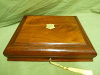 Flame Mahogany Jewel Box + Tray With Adjustable Storage c.1880 (11 of 13) Flame Mahogany Jewel Box + Tray With Adjustable Storage c.1880 (11 of 13)