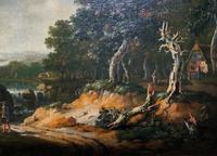 Exceptional Large 1700s Old Master Giltwood Landscape Oil on Canvas Painting (14 of 17) Exceptional Large 1700s Old Master Giltwood Landscape Oil on Canvas Painting (14 of 17)