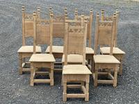 Set 8 Oak Farmhouse Dining Chairs (2 of 14) Set 8 Oak Farmhouse Dining Chairs (2 of 14)