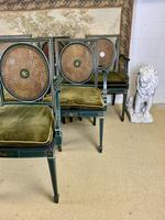 Fabulous Set of 6 Green Painted Armchairs (8 of 12) Fabulous Set of 6 Green Painted Armchairs (8 of 12)