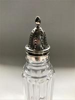 Rare Sheffield Assayed Georgian Silver & Glass Pepper Caster (4 of 6) Rare Sheffield Assayed Georgian Silver & Glass Pepper Caster (4 of 6)