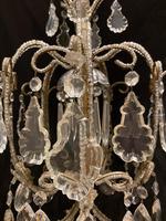 One Light Small Antique Italian Beaded Chandelier (4 of 11) One Light Small Antique Italian Beaded Chandelier (4 of 11)