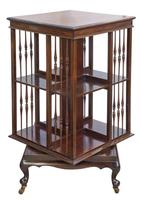 Mahogany Revolving Bookcase (3 of 4) Mahogany Revolving Bookcase (3 of 4)
