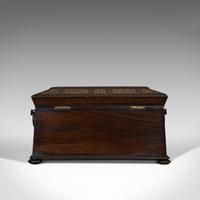 Antique Tea Caddy, English, Rosewood, Chest, Thomas of London, Regency c.1820 (7 of 12) Antique Tea Caddy, English, Rosewood, Chest, Thomas of London, Regency c.1820 (7 of 12)
