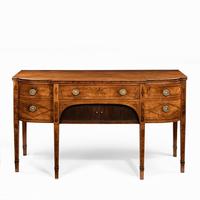 George III breakfront yew-wood inlaid mahogany sideboard (7 of 10) George III breakfront yew-wood inlaid mahogany sideboard (7 of 10)