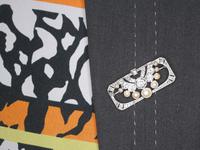 3.51ct Diamond & Pearl, Platinum Brooch - Art Deco c.1930 (9 of 9) 3.51ct Diamond & Pearl, Platinum Brooch - Art Deco c.1930 (9 of 9)