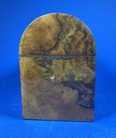 Victorian Brassbound Burr Walnut Tea Caddy. (6 of 14) Victorian Brassbound Burr Walnut Tea Caddy. (6 of 14)