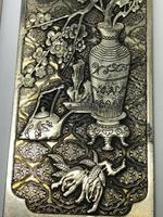 Set of 4 Antique Chinese Silver Zu Yin Hallmarked Scroll Weight Plaques Guangxu (9 of 12) Set of 4 Antique Chinese Silver Zu Yin Hallmarked Scroll Weight Plaques Guangxu (9 of 12)