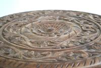 Anglo Indian Table with Circular Carved Top (10 of 10) Anglo Indian Table with Circular Carved Top (10 of 10)
