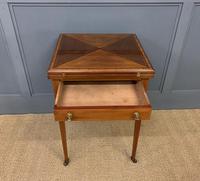Edwardian Inlaid Mahogany Envelope Card Table (7 of 14) Edwardian Inlaid Mahogany Envelope Card Table (7 of 14)