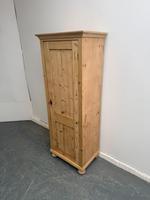 A Lovely Small Shallow Antique /old Pine 1 Door Bathroom Cupboard to Wax/paint