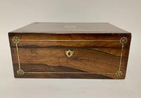 Victorian Rosewood Inlaid Vanity Box (11 of 14) Victorian Rosewood Inlaid Vanity Box (11 of 14)