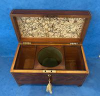 George III Mahogany Twin Canister Tea Caddy (16 of 17) George III Mahogany Twin Canister Tea Caddy (16 of 17)