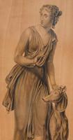 Georgian Neoclassical Drawing on Wood (6 of 6) Georgian Neoclassical Drawing on Wood (6 of 6)