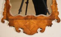 Georgian Veneered Walnut Parcel Gilt Fretwork Wall Mirror (4 of 4) Georgian Veneered Walnut Parcel Gilt Fretwork Wall Mirror (4 of 4)