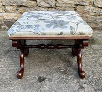 Victorian Mahogany X-Frame Stool (14 of 15) Victorian Mahogany X-Frame Stool (14 of 15)