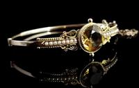 Antique Victorian Citrine & Pearl Bangle, 9ct Gold (4 of 14) Antique Victorian Citrine & Pearl Bangle, 9ct Gold (4 of 14)