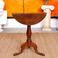 Drop Leaf Tripod Table 19th Century Mahogany (9 of 9) Drop Leaf Tripod Table 19th Century Mahogany (9 of 9)