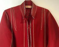 Very Unusual Vintage Felt Coat Decorated with Embroidery Possibly Turkish or Greek (2 of 7) Very Unusual Vintage Felt Coat Decorated with Embroidery Possibly Turkish or Greek (2 of 7)