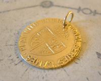 Antique Pocket Watch Chain Fob 1890 Victorian Faux Guinea Gambling Coin Fob (6 of 6) Antique Pocket Watch Chain Fob 1890 Victorian Faux Guinea Gambling Coin Fob (6 of 6)