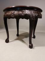 Well Carved Late 19th Century Oriental Centre Table (3 of 6) Well Carved Late 19th Century Oriental Centre Table (3 of 6)