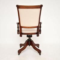 Antique Victorian Mahogany Swivel Desk Chair (10 of 10) Antique Victorian Mahogany Swivel Desk Chair (10 of 10)