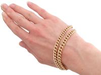 9ct Yellow Gold Double Albert Watch Chain - Antique c.1910 (10 of 12) 9ct Yellow Gold Double Albert Watch Chain - Antique c.1910 (10 of 12)