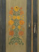 Antique Swedish Style Painted Folk Art Wardrobe Armoire (2 of 22) Antique Swedish Style Painted Folk Art Wardrobe Armoire (2 of 22)