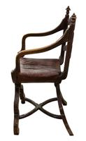 Pair of Ebonised Oak Elbow Chairs (4 of 12) Pair of Ebonised Oak Elbow Chairs (4 of 12)