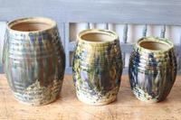 Scottish Pottery Slipware Barrel Storage Jars x4 (14 of 35) Scottish Pottery Slipware Barrel Storage Jars x4 (14 of 35)