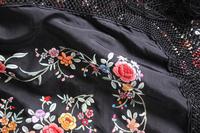 Early 19th Century Chinese Embroidered Silk Piano Shawl (2 of 15) Early 19th Century Chinese Embroidered Silk Piano Shawl (2 of 15)
