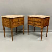 Set of 4 French Marble Top Side Tables (3 of 11) Set of 4 French Marble Top Side Tables (3 of 11)