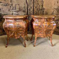 Stunning Pair of 19th Century Italian Inlaid Cupboards (8 of 8) Stunning Pair of 19th Century Italian Inlaid Cupboards (8 of 8)