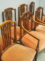 Set of 8 Hepplewhite Style Dining Chairs (9 of 11) Set of 8 Hepplewhite Style Dining Chairs (9 of 11)